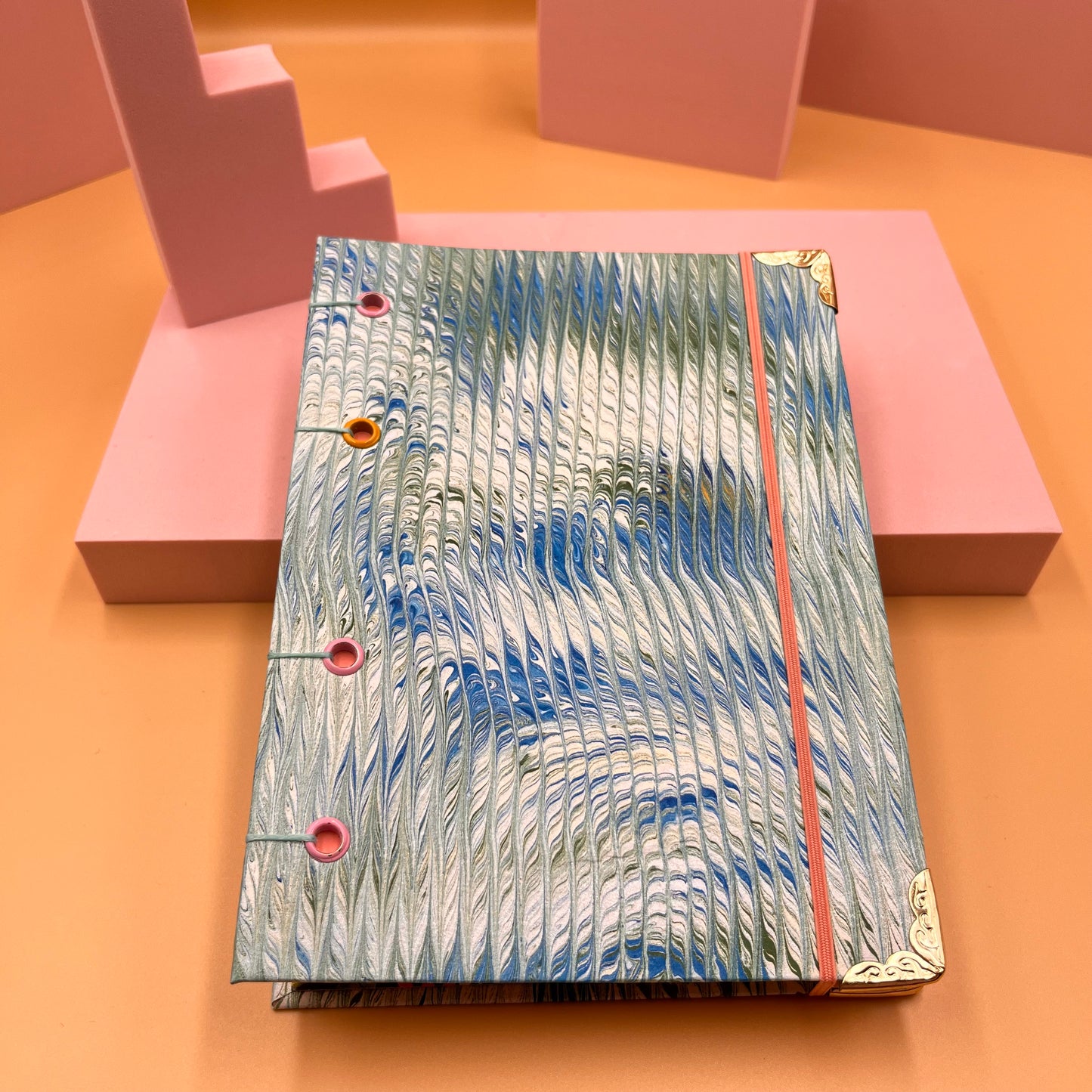 Waves of Pacific! Handmade Notebook